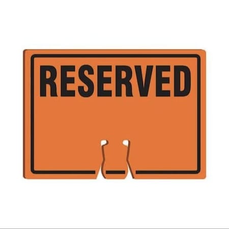 Accuform Traffic Cone Top Warning Sign FBC734